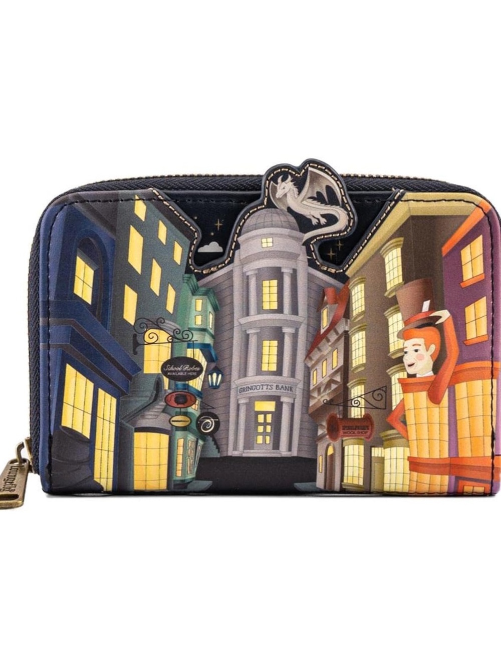 NWT Loungefly x Harry Potter Diagon Alley Zip Around Wallet